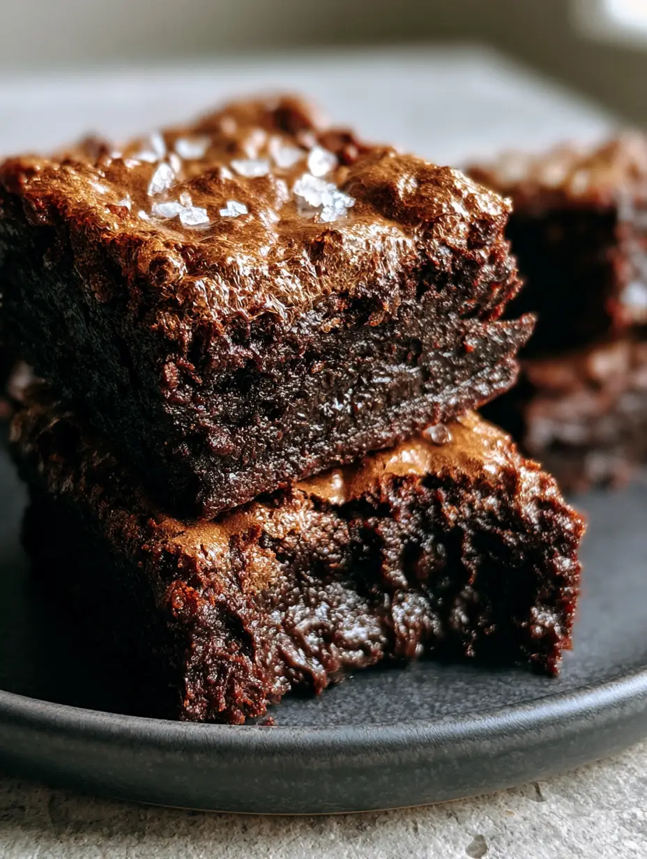 Extreme macro close-up of a fudgy brownie with a bite taken out, showing a moist dark chocolate center. (best brownie recipe)