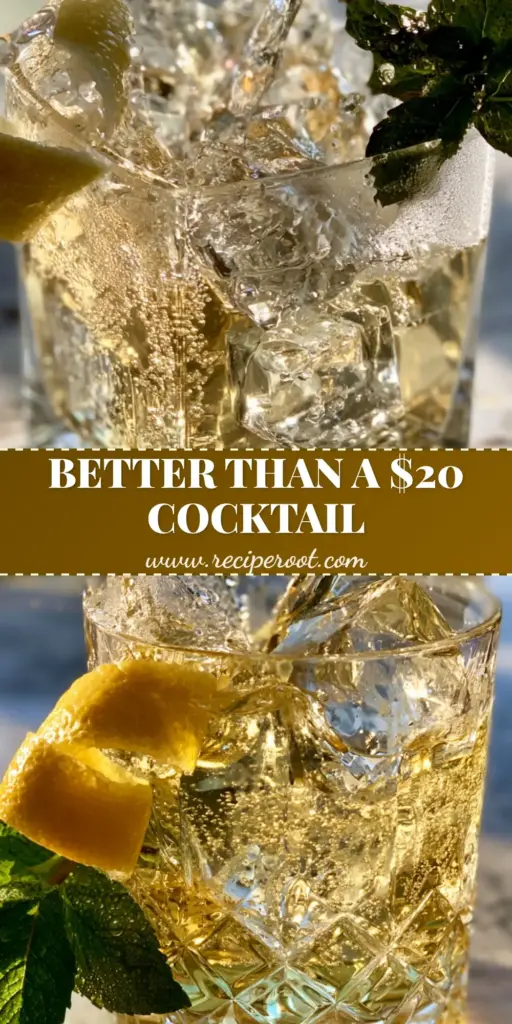 A refreshing 3-ingredient vodka tonic with clear ice and lemon peel. (easy mixed drink recipes)