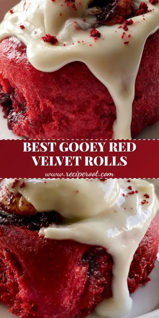 Red Velvet Cinnamon Rolls: The Ultimate Guide to Ultra-Pillowy Crimson Sweet Rolls 4 A tray of warm red velvet cinnamon rolls with thick cream cheese frosting and cake crumbs. (red velvet cinnamon rolls)