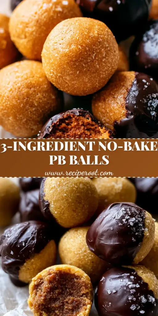 Peanut Butter Balls: The Ultimate No-Bake Fudgy Dark Chocolate Treat 4 A close-up of hand-rolled peanut butter balls on white parchment paper, some half-dipped in dark chocolate with sea salt. (peanut butter balls)