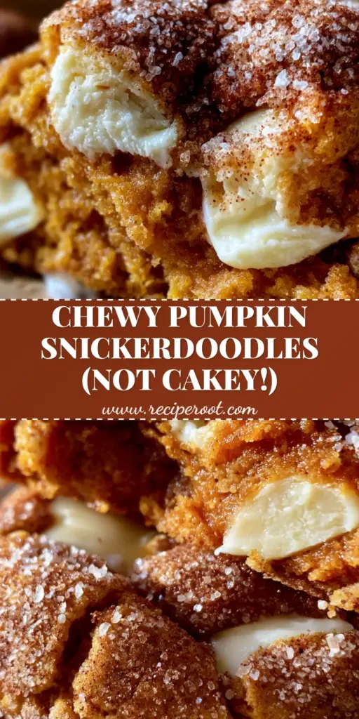 White Chocolate Pumpkin Snickerdoodles: The Ultimate Fudgy Autumn Cookie 4 A close-up of thick, chewy White chocolate pumpkin snickerdoodles showing a cracked cinnamon sugar crust and melted chocolate pools on brown parchment paper.