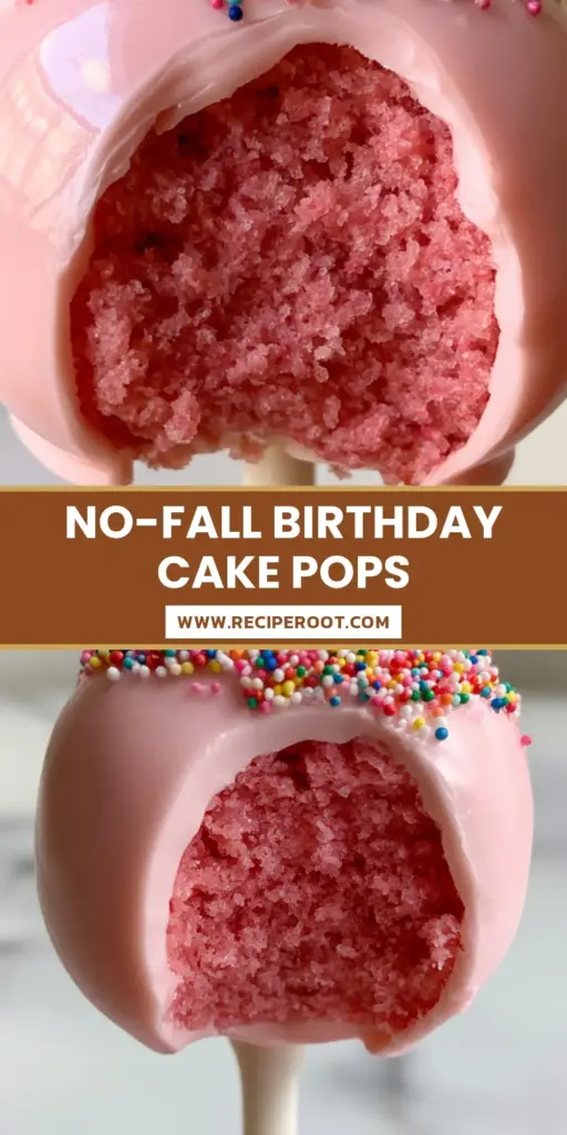 A collection of pink strawberry cake pops with iridescent sprinkles on a white background. (cake pop recipes)