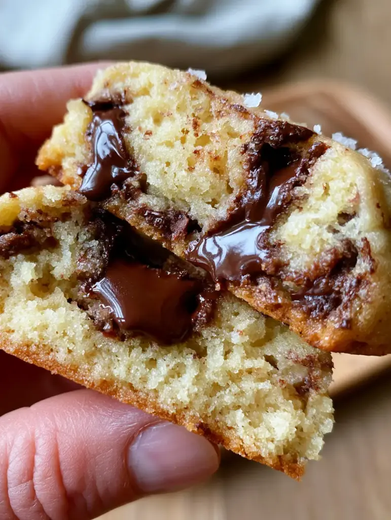 Chocolate Chip Pudding Cookies: The Ultimate Guide to Soft and Pillowy Perfection 2 Macro close-up of chocolate chip pudding cookies showing glistening pools of semi-sweet chocolate and a matte finish dough.