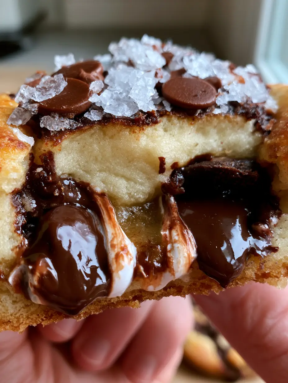 Close-up photo of soft chocolate chip cookies with golden edges and a pale soft center showing steam wisps. (Soft chocolate chip cookies)