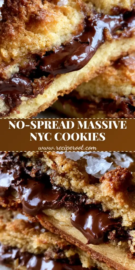 Levain Bakery Cookies: The Ultimate 6-Ounce Copycat Recipe 4 A massive 6-ounce Levain Bakery cookie standing 2 inches tall with craggy peaks and melted chocolate pools.